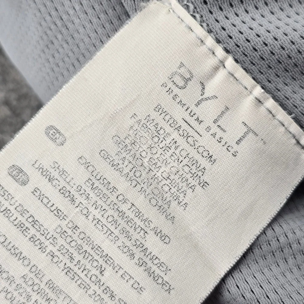 BYLT Premium Basics Active Shorts Mens XXL Grey Lined TrainingvZipper Pockets